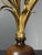 Mid-Century Hollywood Regency Italian Gilt Tole Four-Light Tulip Table Lamp on Turned Wood Base, 1960s For Sale - Image 14 of 17