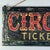 A very rare and unique hand painted vintage circus sign from the early 20th Century. This was not an advertisement, but...