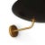 Mid-Century Modern Pierre Disderot Model #2059 Large Perforated Wall Lamp in Black & Brushed Brass For Sale - Image 3 of 5