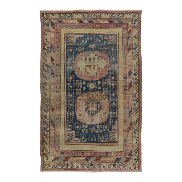 Antique East Turkestan Khotan Wool Rug, by Rug & Kilim, 1870-1879 For Sale