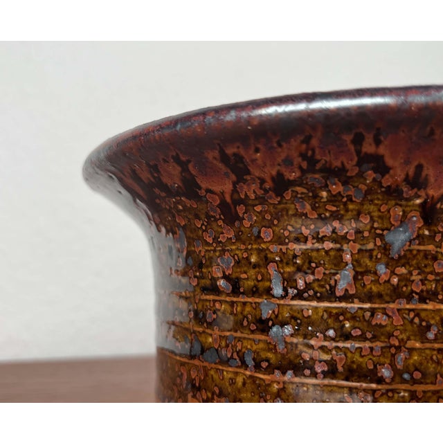 Mid-Century Modern Danish Studio Pottery Bowl by Erik Askholm, 1960s For Sale - Image 10 of 17