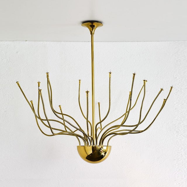 Large Medusa Ceiling Lamp from Florian Schulz, 1980s For Sale - Image 10 of 10