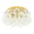 Large Mid-Century Modern Bubble Glass Flush Mount by Helena Tynell for Limburg, Germany, 1960s For Sale