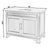 Mid-Century Modern Colorado 48 in. W Wood & Marble Single Sink Bathroom Vanity, Natural Walnut For Sale - Image 3 of 9