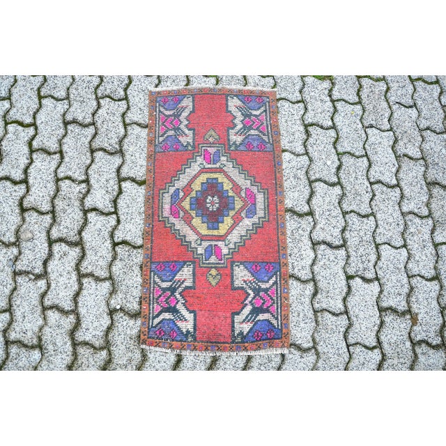 1960s Vintage Turkish Oushak Rug For Sale - Image 6 of 6