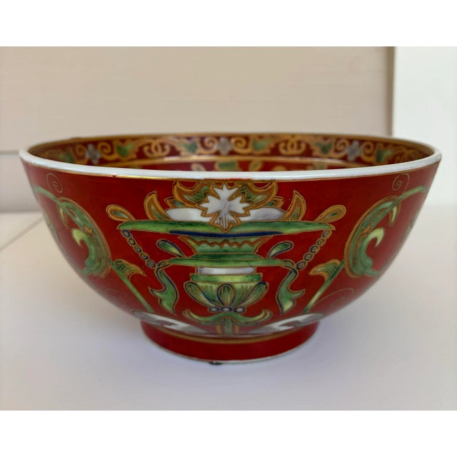 Biltmore Estate Collection Red Decorative Bowl. Decorative item not intended for food. Measurements are 9 1/2” W x 4 3/4”...