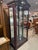 Mid-Century Modern Two Door Curio Cabinet Attributed to Howard Miller For Sale - Image 3 of 5