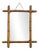 French Faux Bamboo and Turned Wood Mirror, 1900s For Sale