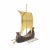 Viking sailing boat, Werkstatte Hagenauer Vienna, ca. 1935, wood and brass, marked This sailing ship is one of the largest...