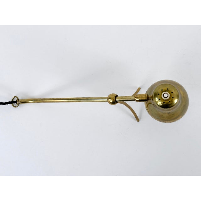 Gold Mid-Century Modern Table Lamp by Jean-Boris Lacroix, France, 1950s For Sale - Image 8 of 18