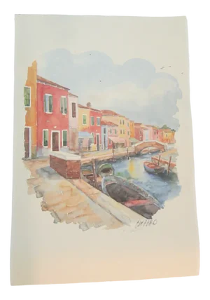 Mario Carraro, Venice, 1960s, Watercolor