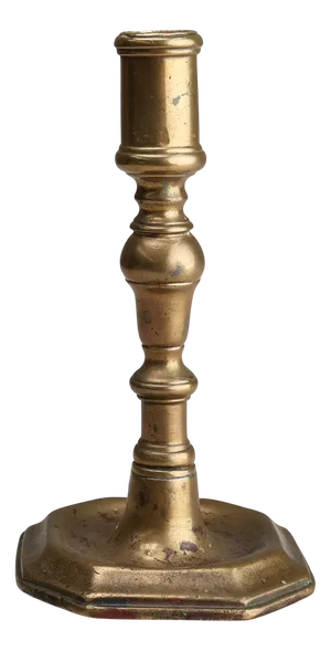Antique French Haute Epoque Copper Candlestick
