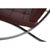 Barcelona Chair in Burgundy Leather by Ludwig Mies van der Rohe, 2000s For Sale - Image 16 of 18