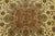 Mid 20th Century 1940s Ivory Medallion Antique Persian Tabriz Rug 8'0"x 10'6 Handknotted Wool Carpet For Sale - Image 5 of 6