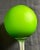 1960s Murano Carlo Moretti 1960s Satinato Handblown Green Stemmed Vase-10.5" H-Italy For Sale - Image 5 of 8