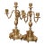 Pair of 19th Century French Louis XVI Style Bronze Four-Light Candelabras For Sale