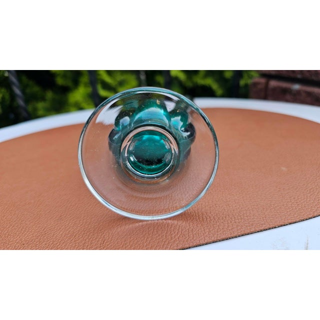 Vintage Double Glass Vase in Murano, 1970s For Sale - Image 3 of 6