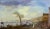 Giuseppe Pellegrini, View of the Bay of Naples, Oil on Canvas For Sale - Image 3 of 11