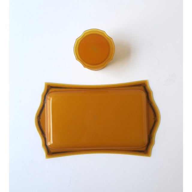 Art Deco Tray and Cup Vanity Set, Circa Early 20th Century For Sale - Image 9 of 9