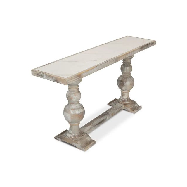 Baroque Painted Classic Console Table For Sale - Image 3 of 9