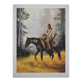 Chuck Ren "Peacemaker" Signed Limited Edition Lithograph, 1991 For Sale