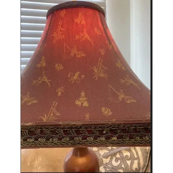 Vintage Frederick Cooper Late 20th Century Gilt Brass Table Lamp For Sale In Los Angeles - Image 6 of 7