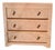 Vintage Hekman Blond 3-Drawer Bedside Chest With Bookmatched Figured Veneer For Sale