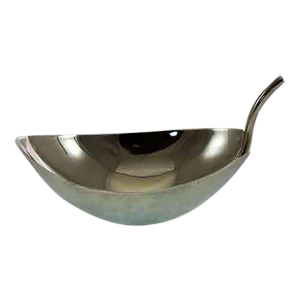 1980s Vintage/New Silver Bonbon Dish Pear Shape by Frank Cobb in Sheffield-England