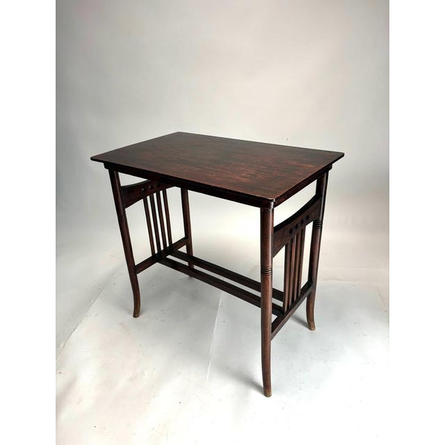 Viennese Secession Beech Coffee Table from J.J. Kohn, 1890s For Sale - Image 5 of 8