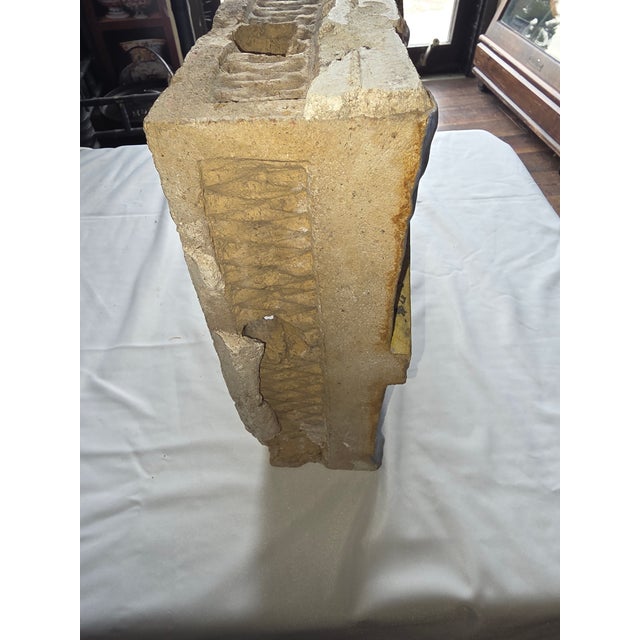Early 20th Century Architectural Fragment Tile With Pinecone Motif For Sale - Image 11 of 12