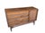 Chestnut Mid-Century Modern Walnut & Rattan Cabinet – Restored Danish Modern Credenza For Sale - Image 8 of 11