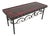 Mid-Century Brutalist Tile Table with 10 Tiles and Steel Frame, 1960s For Sale