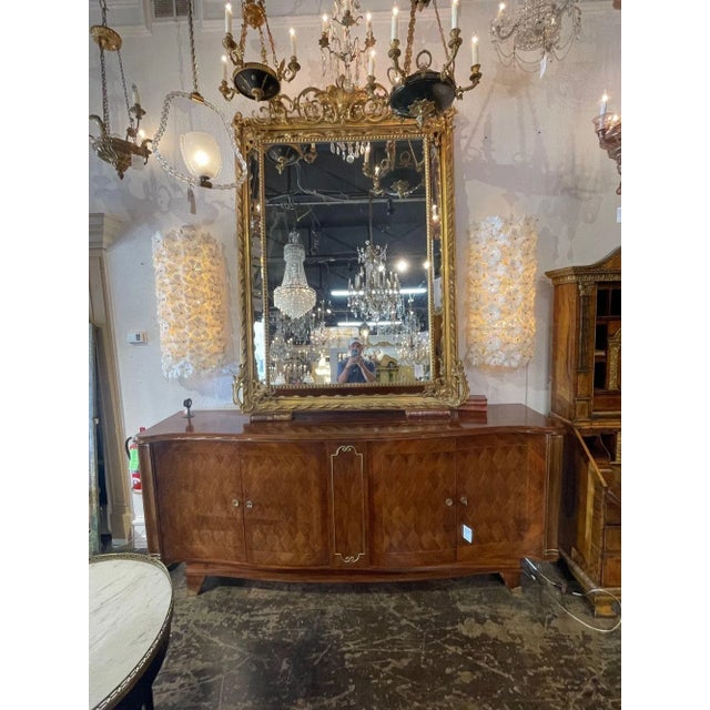 Glass Pair of Large Scale Modern Murano Flower Sconces For Sale - Image 7 of 8