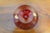 Vintage Ruby Red Murano Art Glass Footed Compote With Applied Grapes For Sale - Image 12 of 12