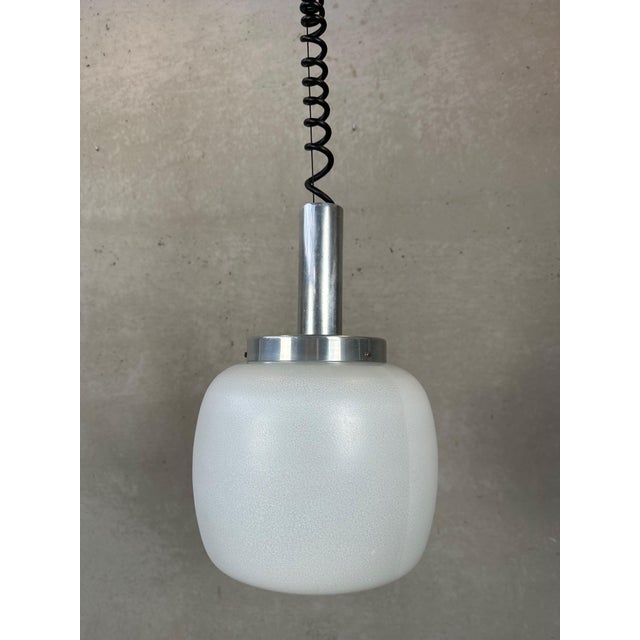 Vintage Pendant Lamp in Glass from Aka Electric, 1970s For Sale - Image 14 of 14