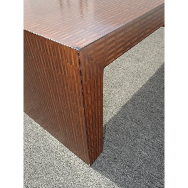 Vintage Mid Century Modern Baker Brown Bench ~ Barbara Barry Collection For Sale - Image 10 of 13