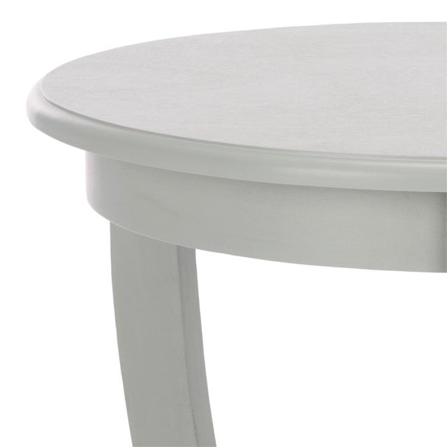 Spritely Home Mary Pedestal Table in Robins Egg Blue For Sale - Image 4 of 8