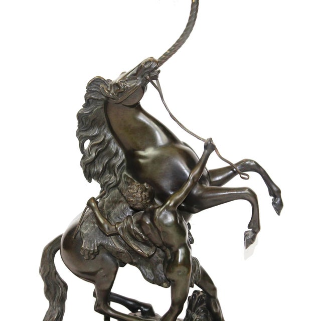 Modern Pasargad N Y Vintage Table Lamp With Bronze Decor Statues - A Pair For Sale - Image 3 of 12