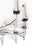 Large 12 Light Silver Plate Spoke Form Chandelier by Sciolari For Sale In New York - Image 6 of 18
