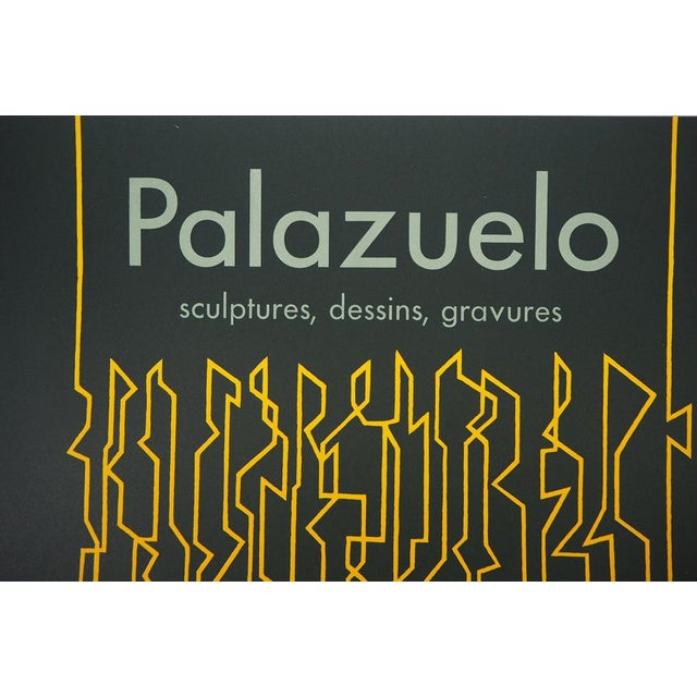 Pablo Palazuelo, Fils géométriques Poster, Lithograph For Sale - Image 5 of 6