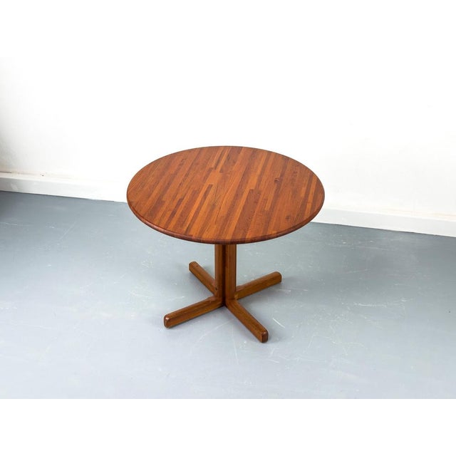 Purple Round Dining Table in Teak, 1970s For Sale - Image 8 of 15