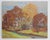 Mid 20th Century Dwight Clay Holmes Impressionist Fall Landscape Painting For Sale - Image 4 of 4