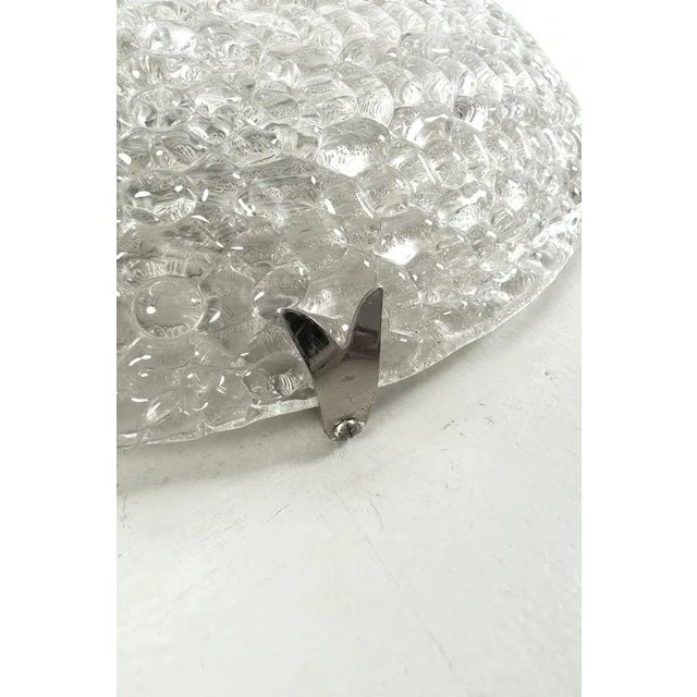 Vinatge Glass Ceiling Light For Sale - Image 3 of 6