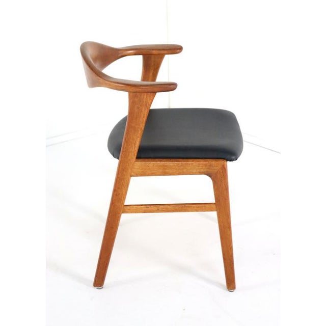 Desk Chairs Model 49 attributed to Erik Kirkegaard for for Høng Stolefabrik, 1960s, Set of 4 For Sale - Image 10 of 16