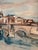 Probably Vargg Hans, Castel Sant'angelo St. Peter's Basilica, 1965, Oil on Board For Sale - Image 6 of 13