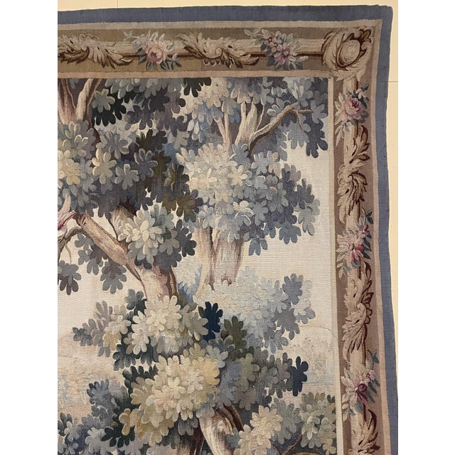 Verdure Tapestry from Aubusson, 19th Century For Sale - Image 6 of 13