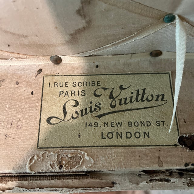 Authentic Vintage Louis Vuitton Travel Trunk Norma Restored For Sale - Image 11 of 12