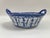 Ceramic Vintage Chinese Porcelain Blue & White Handled Basket For Sale - Image 7 of 9