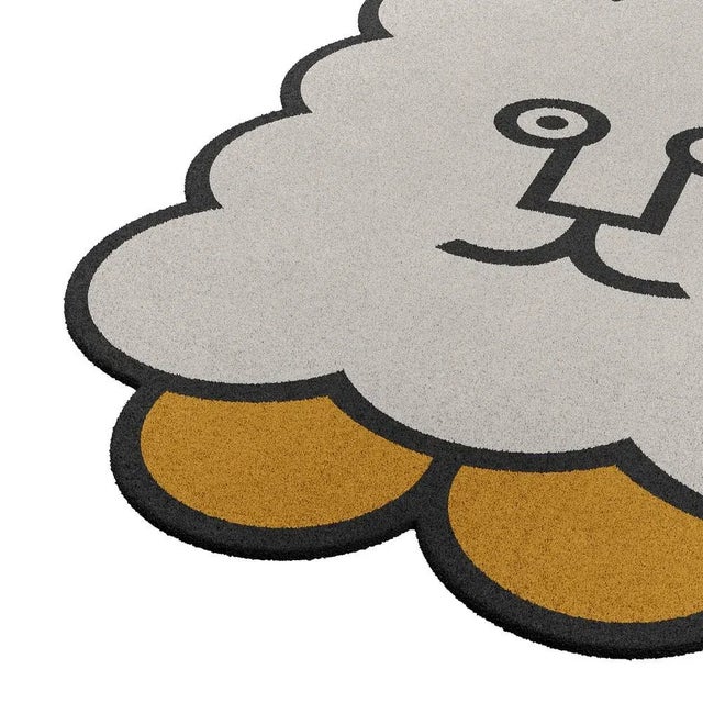 Contemporary Tapis Kids #04 Modern Wool Rug by TAPIS Studio For Sale - Image 3 of 4