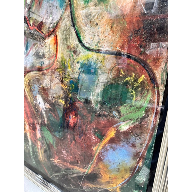 Contemporary Jamali Multicolored Figurative Painting For Sale - Image 3 of 8